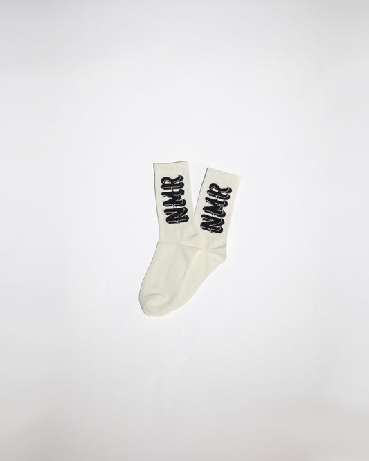 NMR logo crew sock